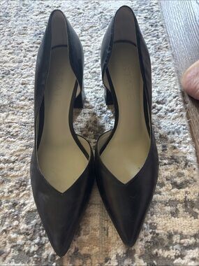 STATE Women's Black Pointed-Toe D'Orsay Pumps